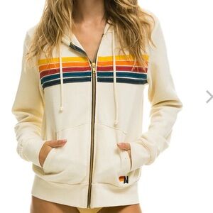 5 Stripe Zip Up